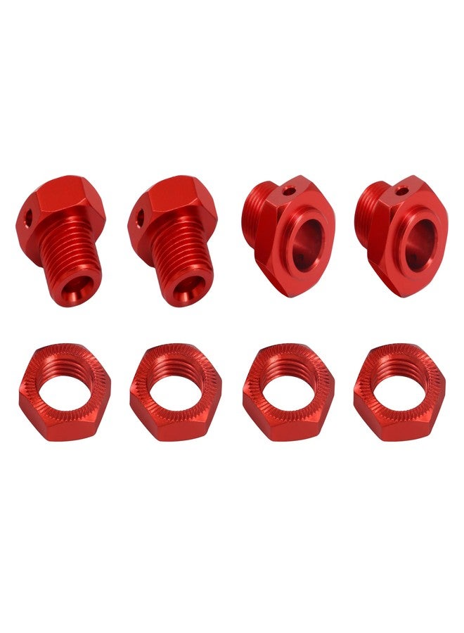 POLANTA 17mm Aluminum Alloy 6mm Extended Hub Hex Nut Set for ARRMA Kraton 4s Outcast 4s Upgrade Parts - Image 1